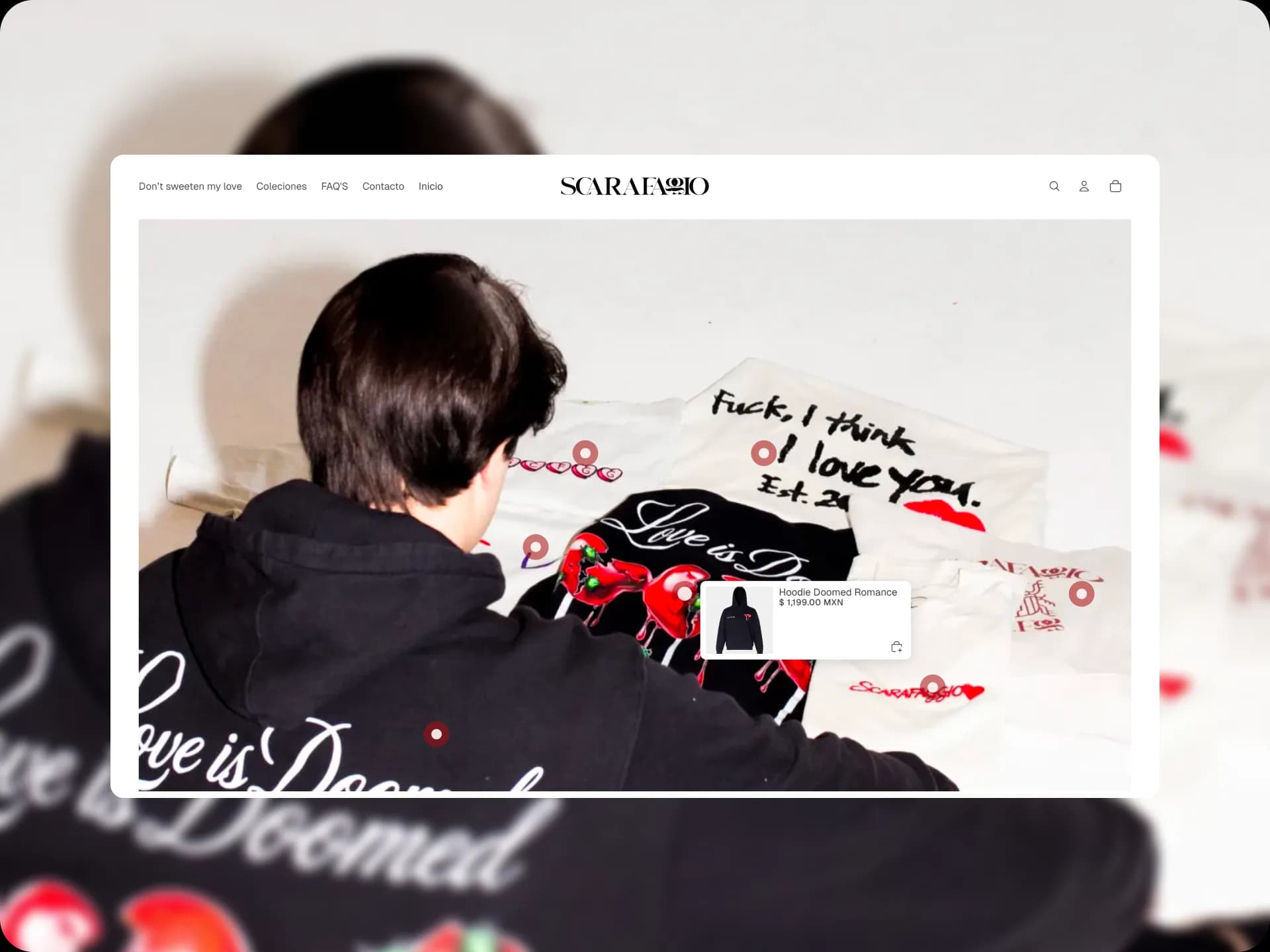 web design mockup